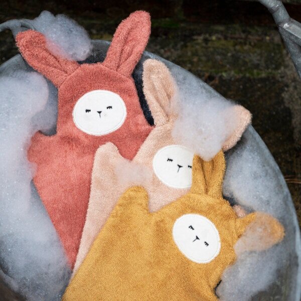 Fabelab Bath Mitts - Bunny
