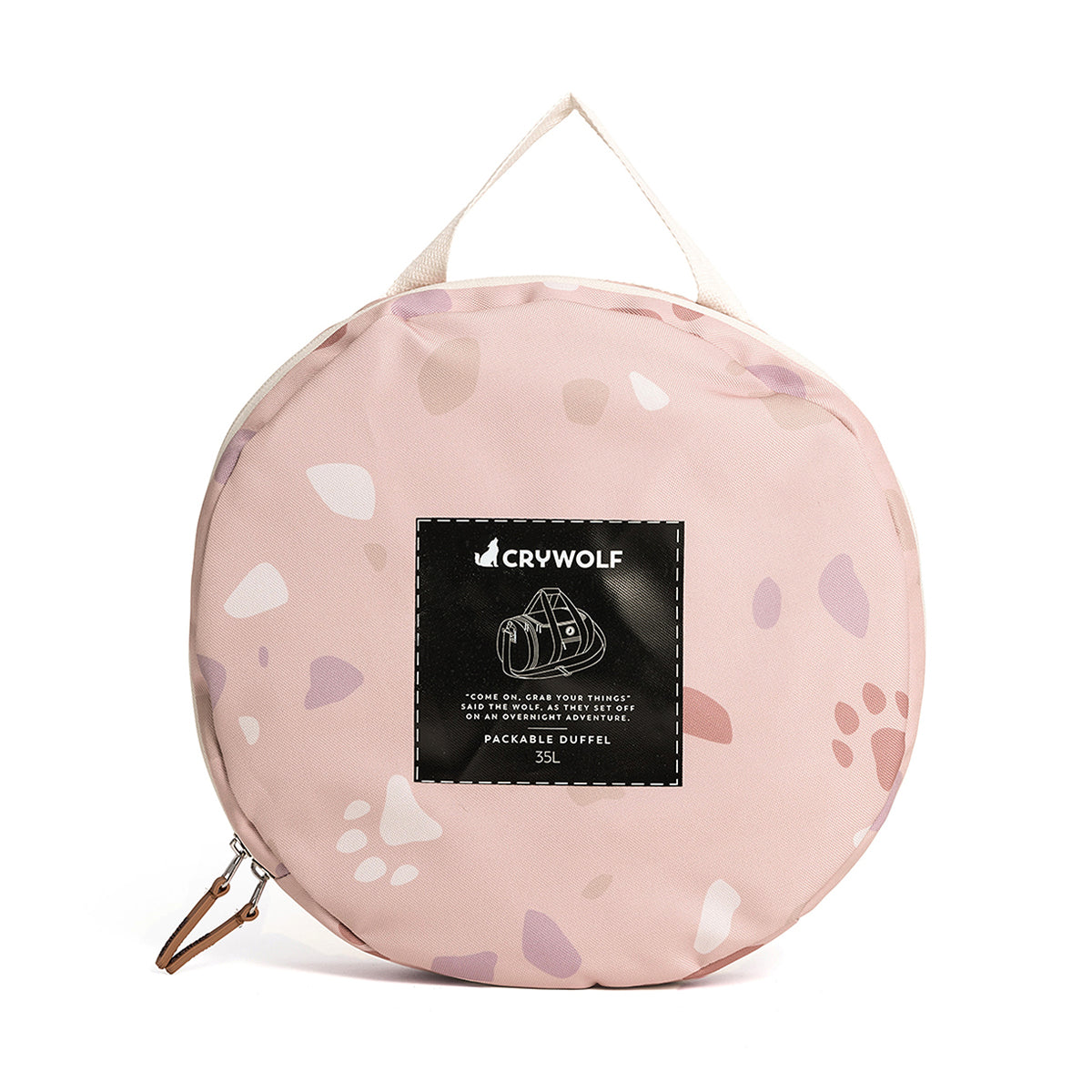 Crywolf Packable Duffel - Blush Stones