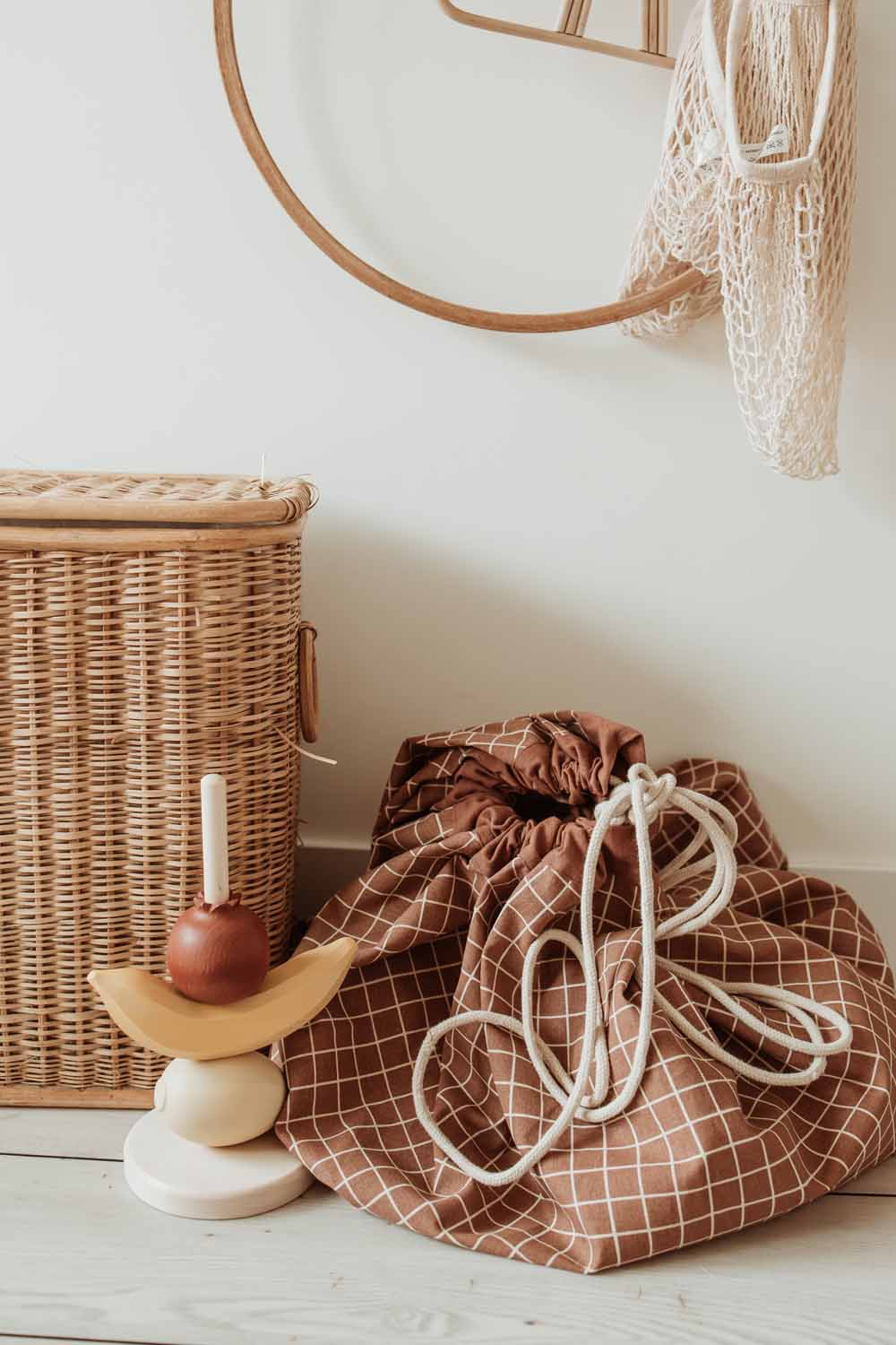 Play & Go Organic Grid Storage Bag