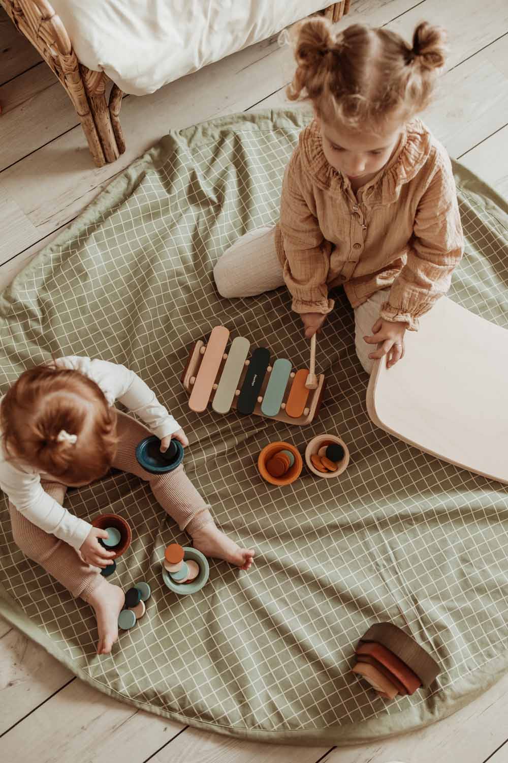 Play & Go Organic Grid Storage Bag