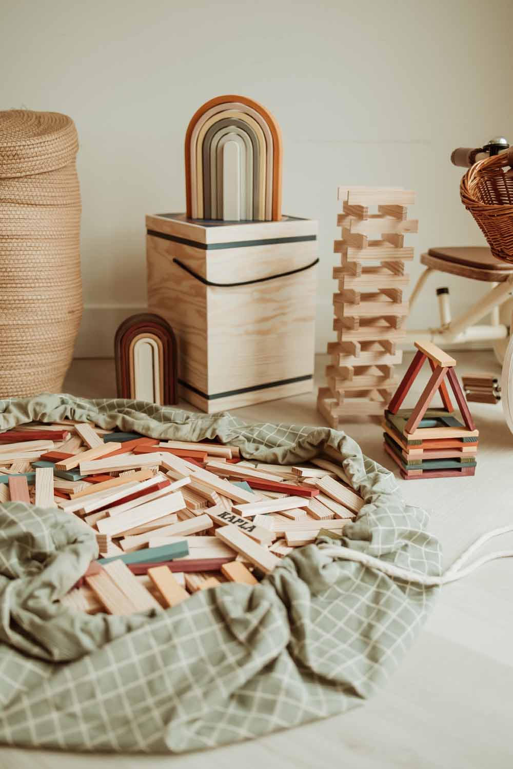 Play & Go Organic Grid Storage Bag