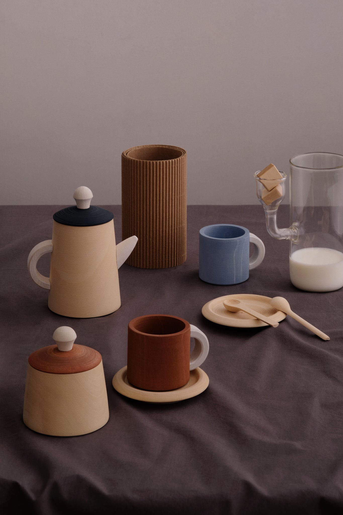 Raduga Grez Tea Set - Blue/Terra