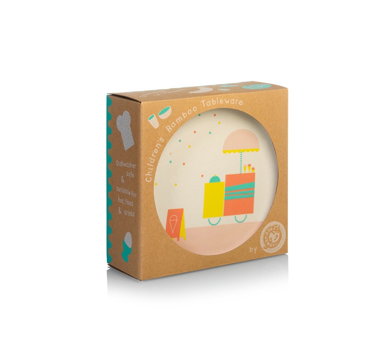 Engel Bamboo Tableware Set (Ice Cream)