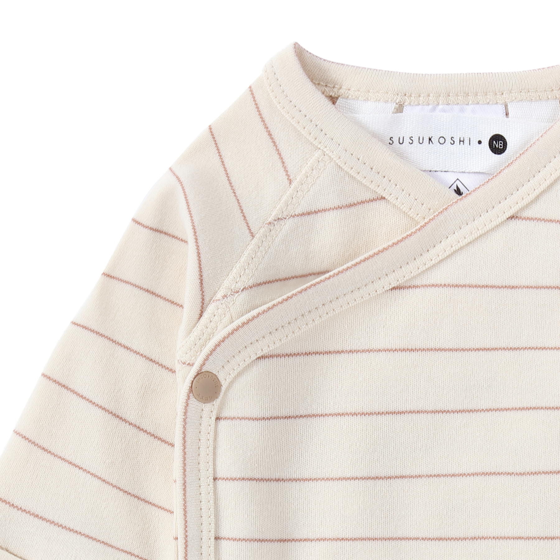 Susukoshi Organic Kimono Bodysuit L/S