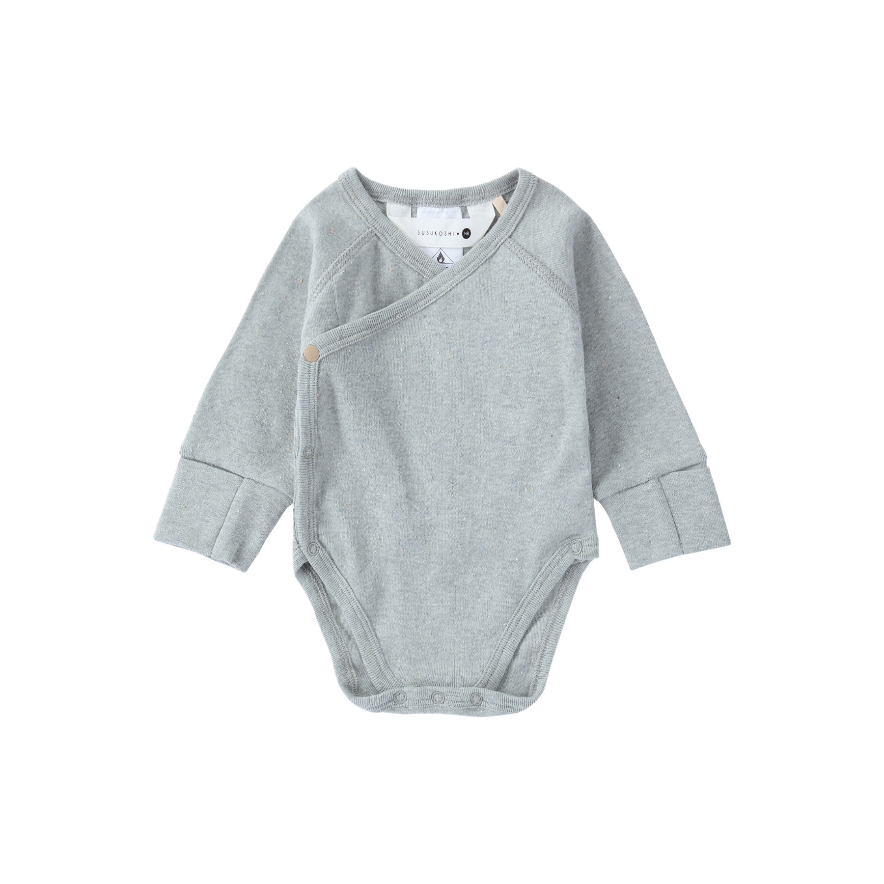 Susukoshi Organic Kimono Bodysuit L/S