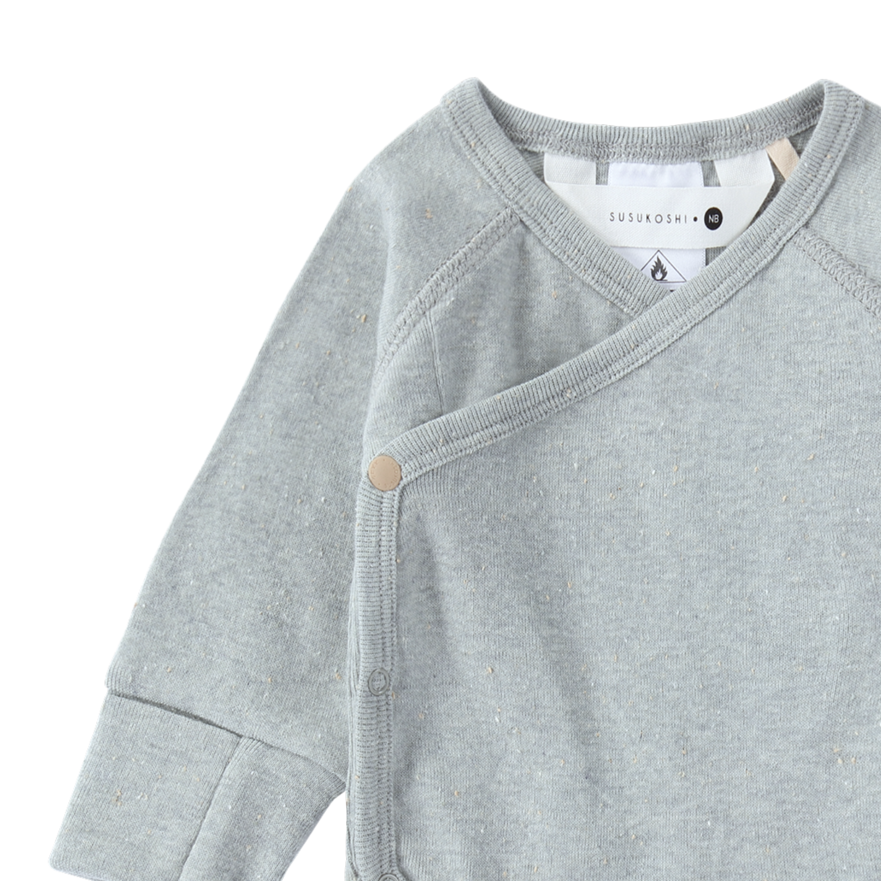 Susukoshi Organic Kimono Bodysuit L/S