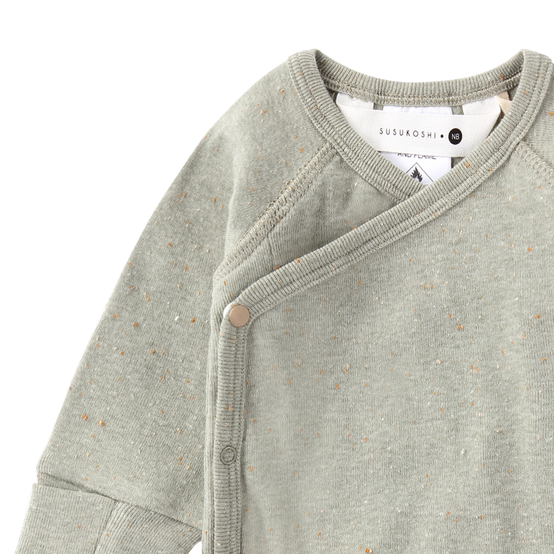 Susukoshi Organic Kimono Bodysuit L/S