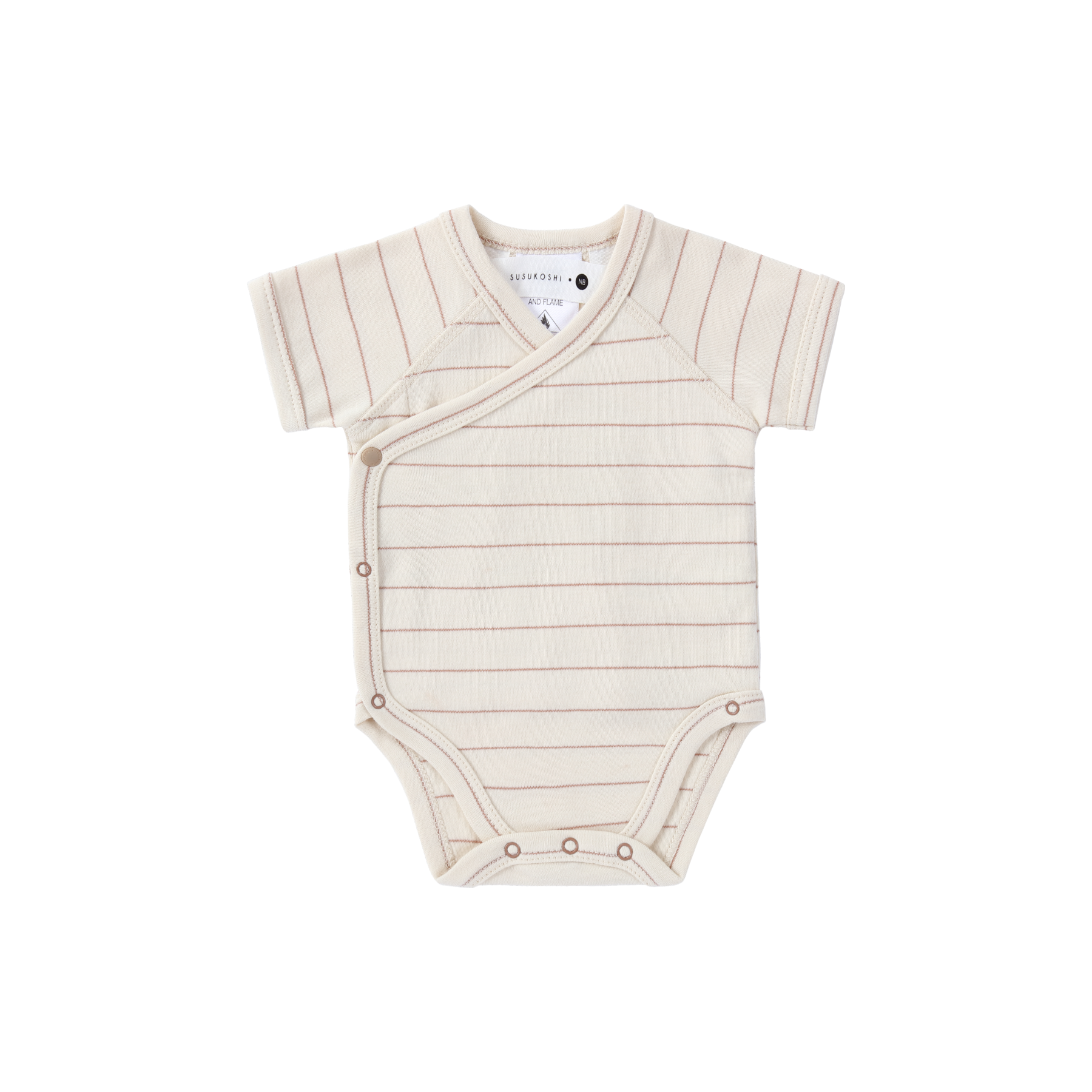 Susukoshi Organic Kimono Bodysuit S/S