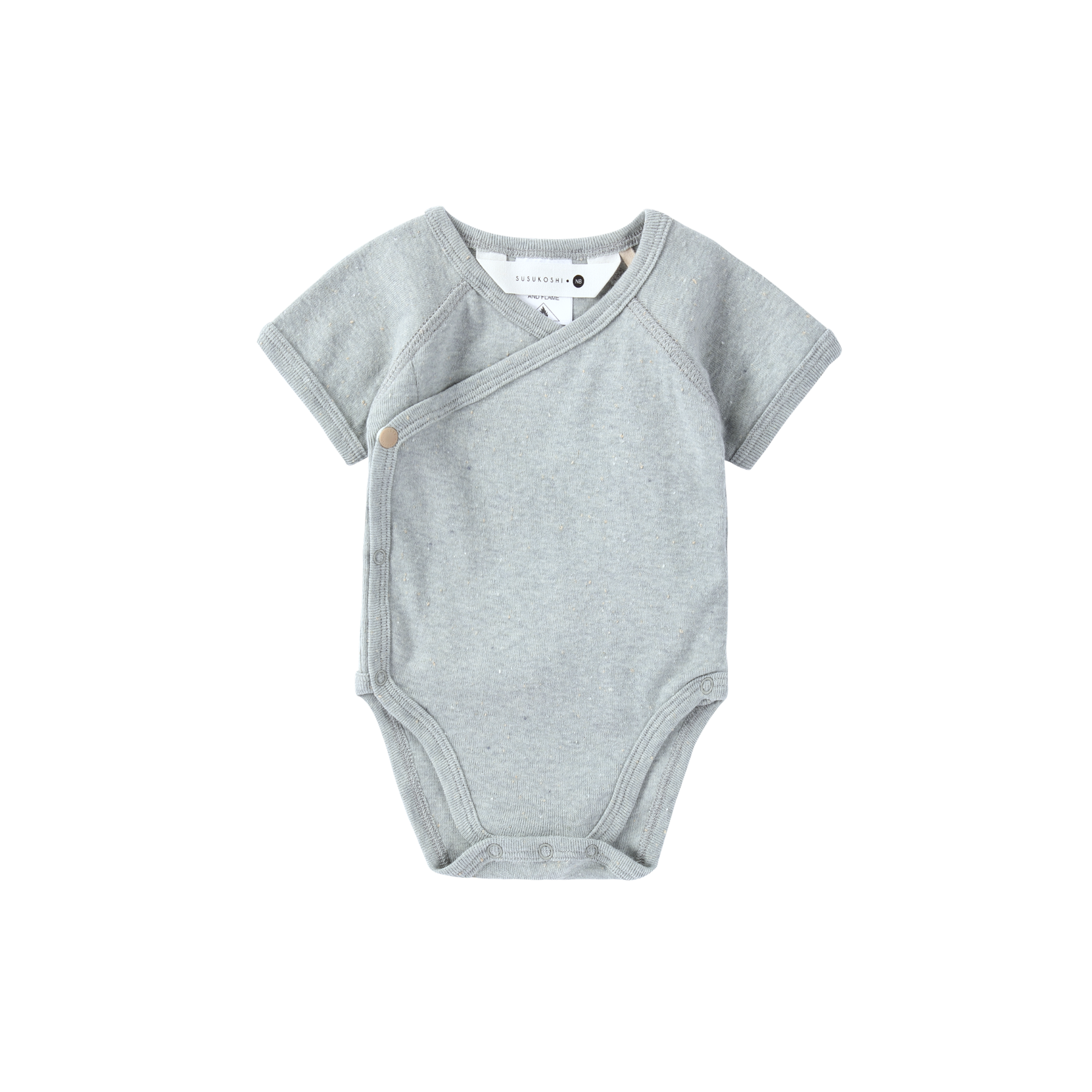 Susukoshi Organic Kimono Bodysuit S/S