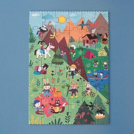 Londji Let's Go To The Mountain Reversible Puzzle