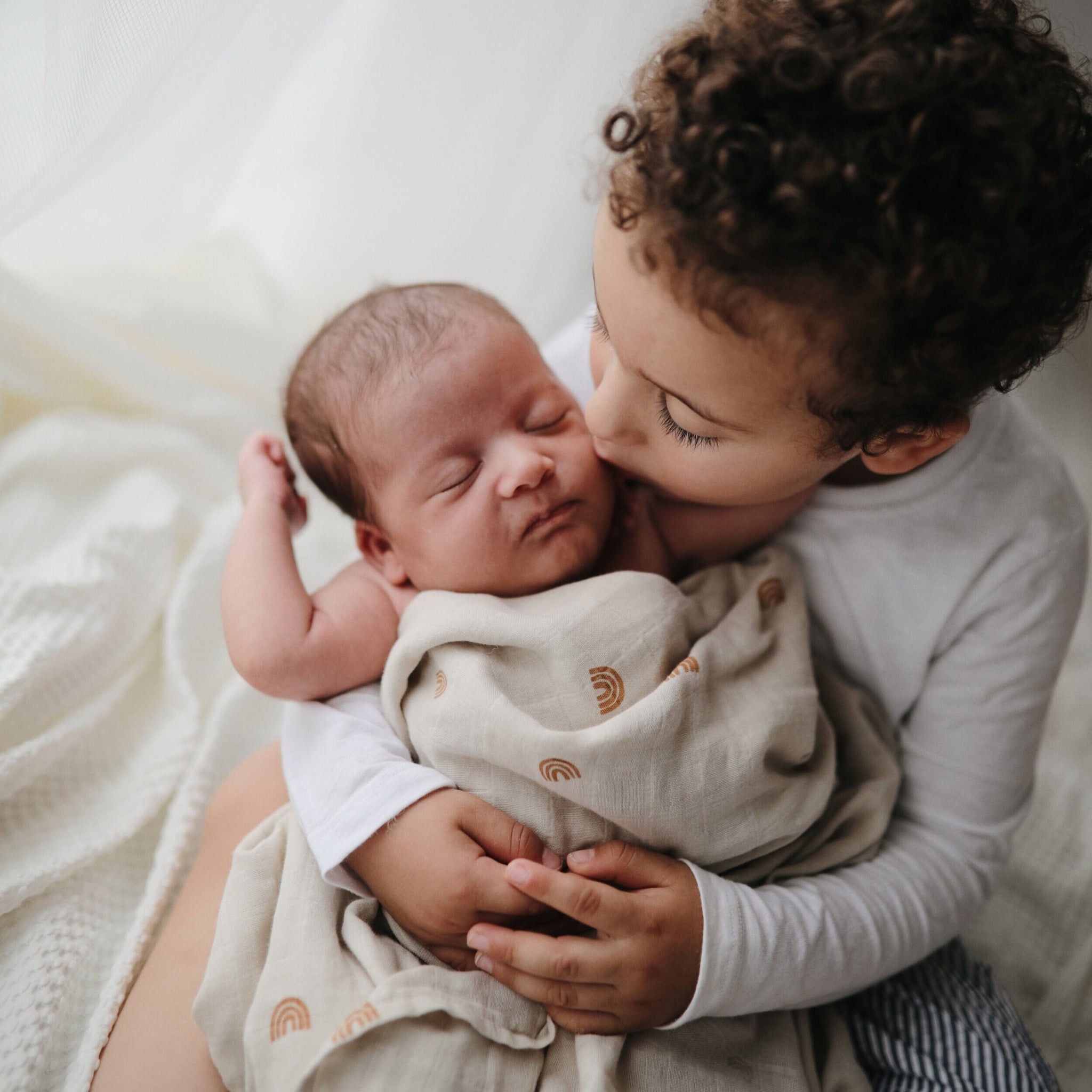 Mushie Organic Cotton Swaddles