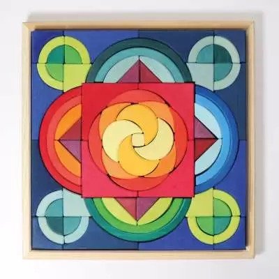 Grimm's Building Set Arcs in Squares *LAST PIECE*